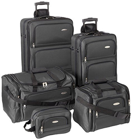 Samsonite Outpost 5 Piece Nested Luggage Set (Charcoal)