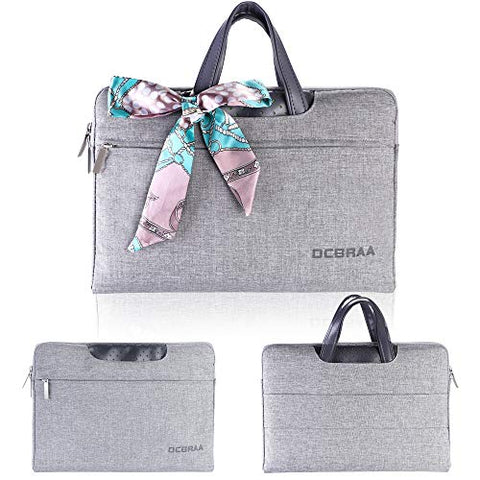 Dcbraa 13.3 Inch Laptop Bag,for MacBook Pro,Asus, Acer, Dell, HP, Lenovo,Canvas Briefcase,for Women