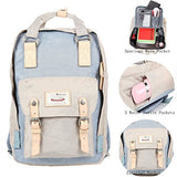 Himawari School Functional Travel Waterproof Backpack Bag For Men & Women | 14.9"X11.1"X5.9" |