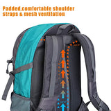 G4Free 35L Hiking Backpack Waterproof Travel Daypack for Outdoor Camping Trekking with Water