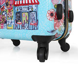 HALINA Car Pintos Oh La 3 Piece Set Luggage, Multicolor