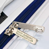 Santa Barbara Polo Racquet Club Ribbon Collection Expandable 3 Piece Luggage Set (Blue Ribbon)