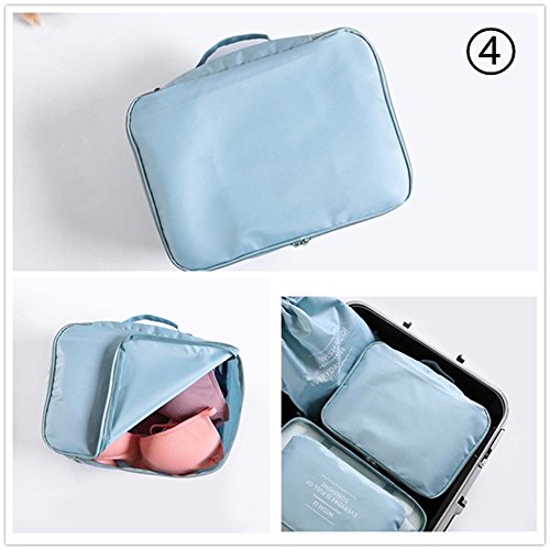 Oee 7 Pcs Luggage Packing Organizers Packing Cubes Set For Travel