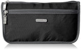 Baggallini Large Wedge Case, Black/Charcoal
