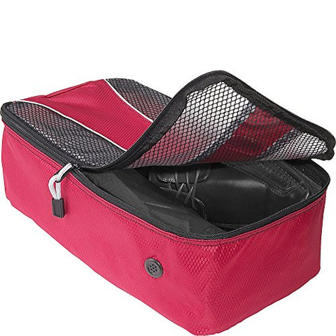 eBags Shoe Bag - Travel Packing Cube for Shoes - (Raspberry)