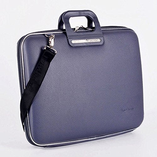 Bombata Bag Firenze Briefcase For 17 Inch Laptop - Charcoal