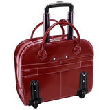 Mckleinusa Granville 96146A Red Wheeled Ladies' Laptop Case