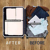 4 Set Compression Packing Cubes Travel Expandable Packing Organizers
