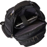 Kenneth Cole Reaction 1680d Polyester Dual Compartment 15.6" Laptop Backpack, Black