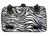 Trendyflyer Computer/Laptop Rolling Bag 2 Wheel Case Blk Zebra Stripes