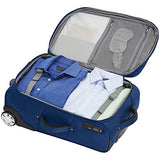Amazonbasics Premium Upright Expandable Softside Suitcase With Tsa Lock - 22 Inch, Blue