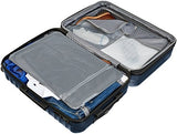 Amazonbasics Premium Hardside Spinner Luggage With Built-In Tsa Lock - 24-Inch, Navy Blue