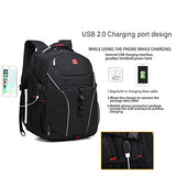 Laptop Backpack , Coolbell 18.4 Inch Computer Bag With Usb Port Water-Resistant Rucksack Hiking