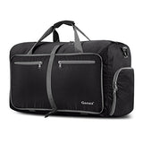 Gonex 60L Foldable Travel Duffel Bag Water & Tear Resistant, Black