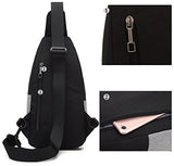 Scarleton Classic Sling Bag H20540103 - Black/Grey