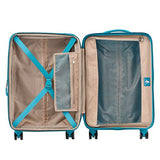 Atlantic Ultra Lite Hardsides Carry-on Spinner, Turquoise Blue