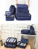Travel Packing Organizers - Clothes Cubes Shoe Bags Laundry Pouches For Suitcase Luggage, Storage