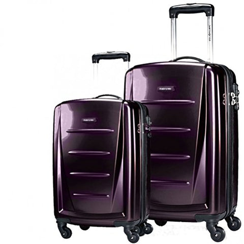 Samsonite Winfield 2 Fashion Hardside Spinner (24-Inch & 28-Inch, Purple)