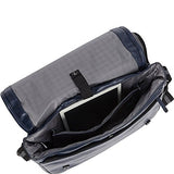 Ben Sherman Keats Grove Leather Single Compartment Flapover Messenger Bag Black