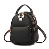 Gashen Women'S Mini Pu Leather Backpack Purse Casual Drawstring Daypack Convertible Shoulder Bag