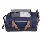 Skyway Globe Trekker Two Compartment 30" Rolling Duffel Blue
