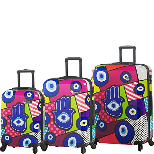 Mia Toro Hamasa Hardside Spinner Luggage 3 Piece Set