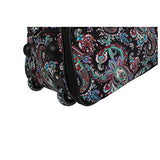 World Traveler 21-Inch Carry-On Rolling Duffel Bag, Paisley, One Size