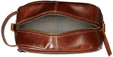 Timberland Men'S Nevada Leather Travel Kit, Cognac