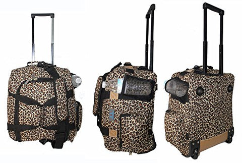 Boardingblue Rolling Personal Item Under Seat Bag For Alaska, Sun Country, Wow & Delta Airlines