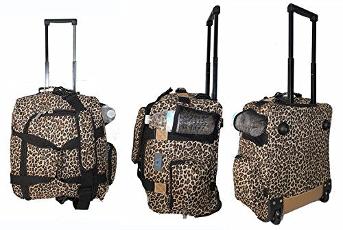 Boardingblue Rolling Personal Item Under Seat Bag For Alaska, Sun Country, Wow & Delta Airlines