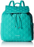 Vera Bradley Women's Drawstring Backpack, Turquoise Sea