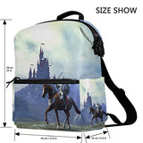 Colourlife Knight And Castle Stylish Casual Shoulder Backpacks Laptop School Bags Travel