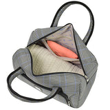 London Fog Knightsbridge Ii 17" Cabin Bag, Grey Sapphire Plaid