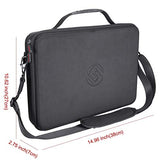 Smatree Hard Carrying Case for 15.4inch MacBook, 15.4 inch MacBook Pro 2019 Laptop Bags, Macbook Pro 15inch Shoulder Bags, 9.7 inch iPad Sleeve