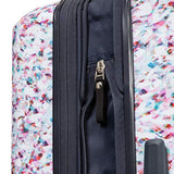 Ricardo Beverly Hills Beaumont 24-inch Check-In Suitcase (White Sparkling Geode Print)