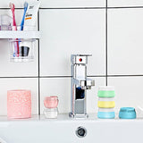 Travel Accessories Bottles Containers Sets, Silicone & PP Cream Jars for toiletries, Compact Travel Size Containers with Hard Sealed Lids for Face Hand Body Cream (5 Pieces)