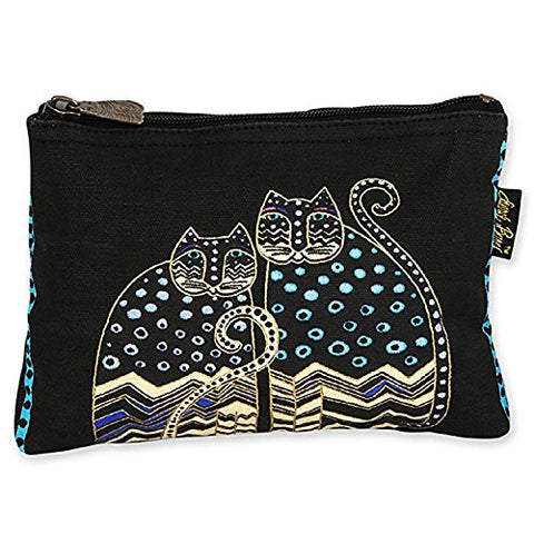 Laurel Burch Feline Minis Cosmetic Bag (Polka Dot A)