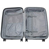 Kenneth Cole Reaction Continuum 24" Hardside 8-Wheel Expandable Upright Checked Spinner Luggage, Rose Gold