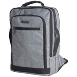 Kenneth Cole Reaction Dual Compartment Slim 17" Laptop Backpack Charcoal One Size
