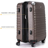 Travel Joy Expandable Luggage Set, Suitcases TSA Lightweight Spinner Luggage Sets, Carry On Luggage 3 Piece Set