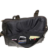 David King & Co. Expandable Laptop Briefcase, Black, One Size