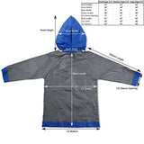 DC Comics Little Boys Batman or Superman Slicker and Umbrella Rainwear Set, Grey Batman, Age 4-5