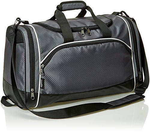 Amazonbasics Sports Duffel - Small, Graphite