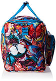 World Traveler Women'S Value Series 22-Inch Carry Blue Butterfly Duffel Bag, Blue Trim Butterfly,