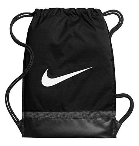 Nike Brasilia Gymsack, Black/Black/White, One Size