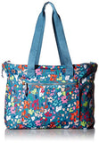 Vera Bradley Lighten Up Expandable Tote, Polyester, Superbloom Sketch