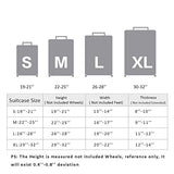 Luggage Cover Protective Sinokal 3D Suitcase Protector Covers With Zipper For Travel 20 24 26 28 29