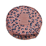 FakeFace Cute Compact Design Round Toiletry Cosmetic Bag Underwear Tidy Organizer Makeups Container