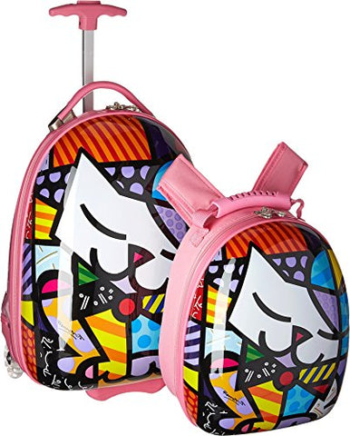 Heys America Unisex Britto Kids Luggage with Backpack Kitty One Size