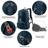 Gonex 35L Lightweight Packable Backpack Handy Foldable Shoulder Bag Daypack (Navy Blue)